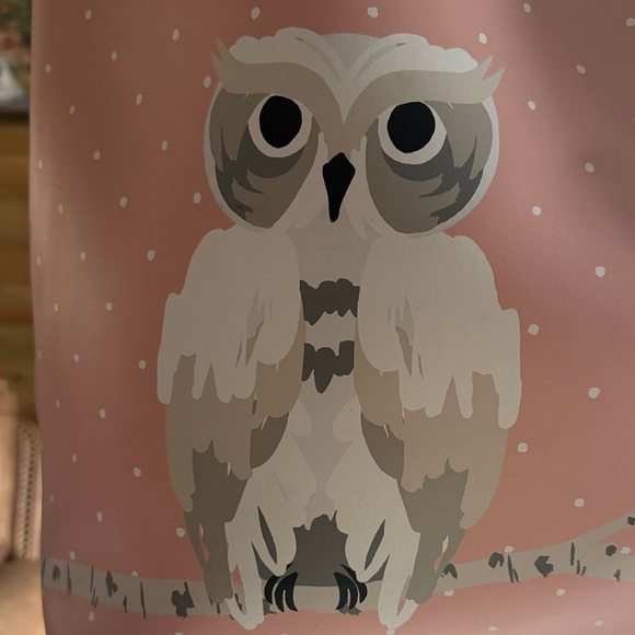 Kate Spade Pink Owl Graphic Tote with KS Dust bag - Picture 4 of 16